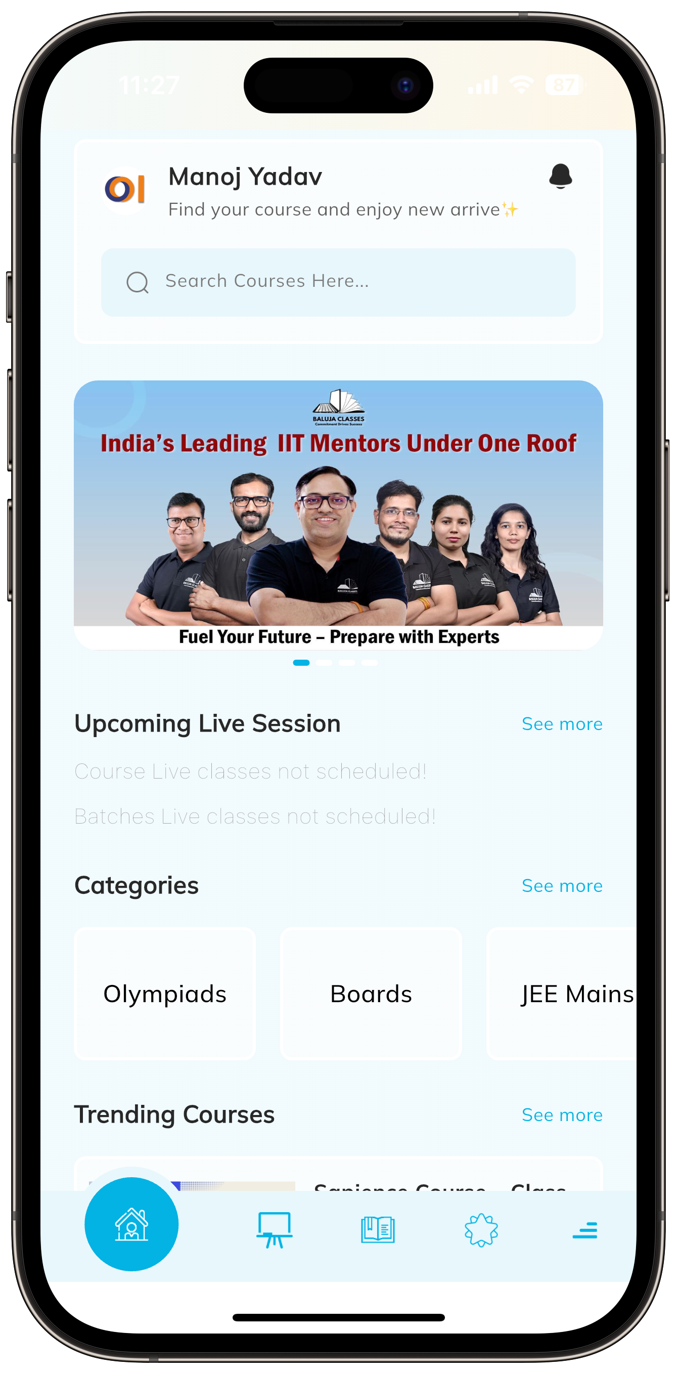 Baluja Classes Mobile App